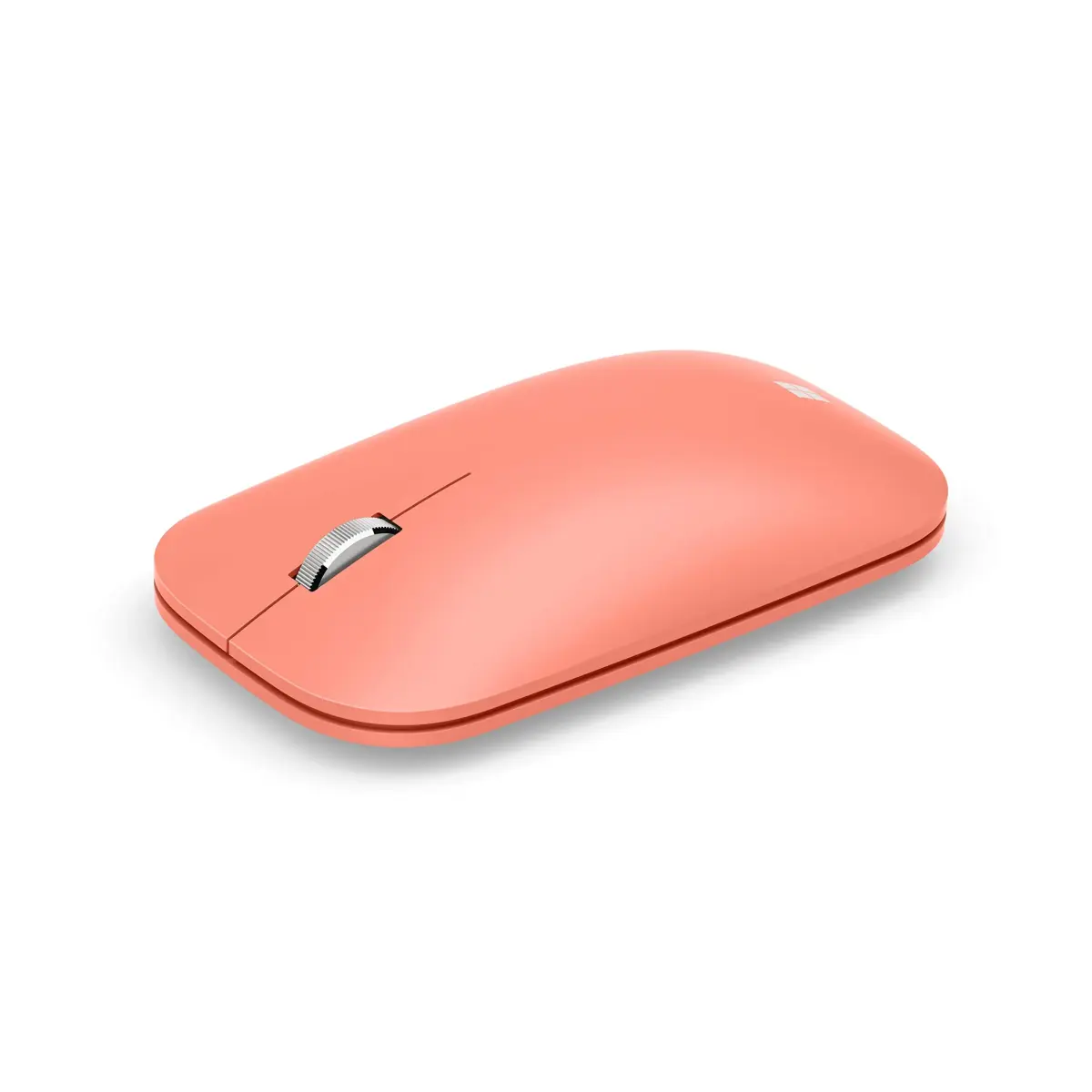 Microsoft Mobile Mouse - Peach. Comfortable Right/Left Hand Use with Metal Scroll Wheel, Wireless, Bluetooth for PC/Laptop/Desktop, works with Mac/Windows 8/10/11 Computers - main product image