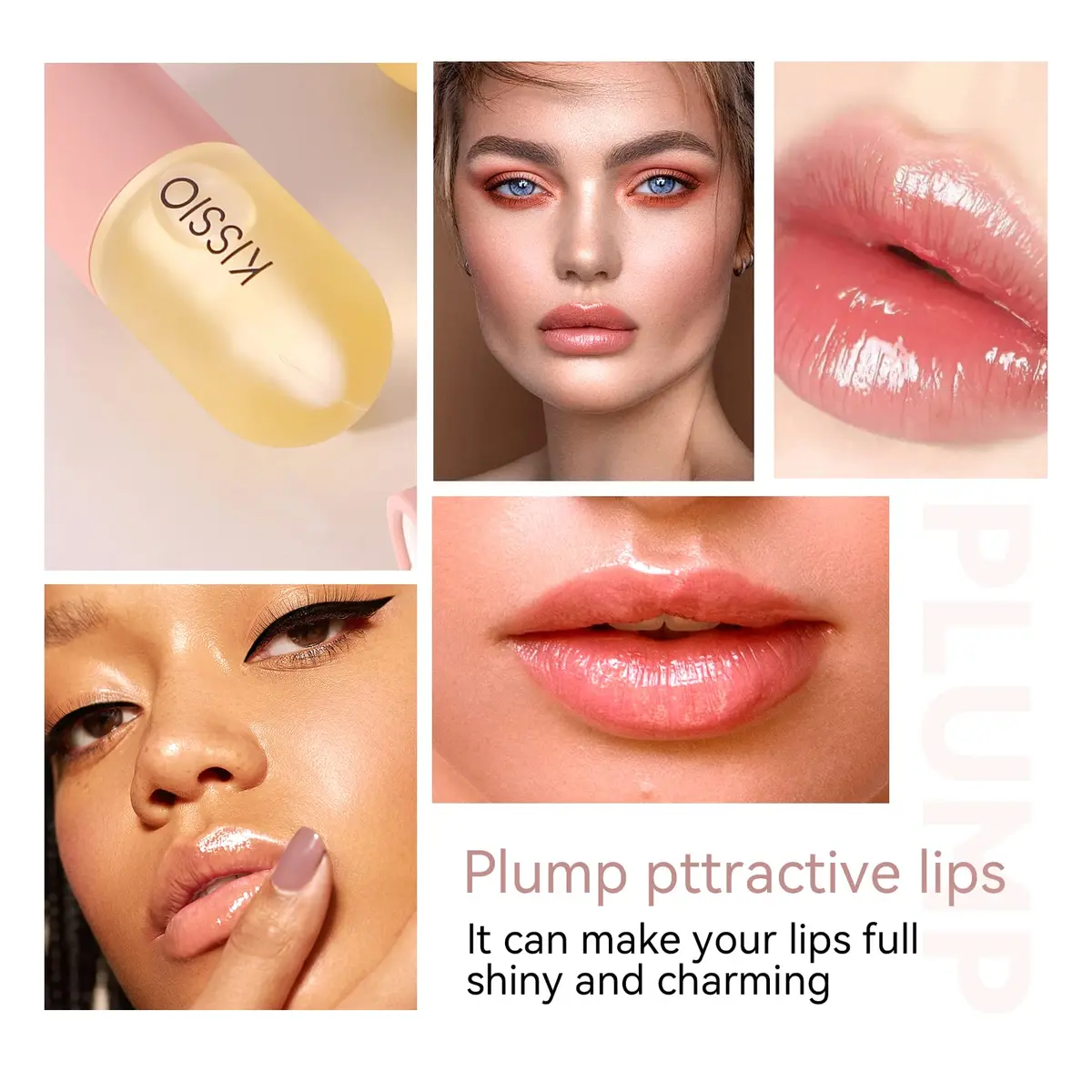 KISSIO Natural Lip Plumper Gloss 5.6ml (0.19 Fl Oz) | For Fuller, Hydrated Lips - view 5