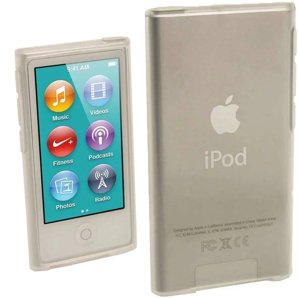 BestforYou Clear 7G Cellular Phone Case with Belt Clip | Shockproof TPU Cover for Apple iPod Nano 7th Gen (Black) - view 9