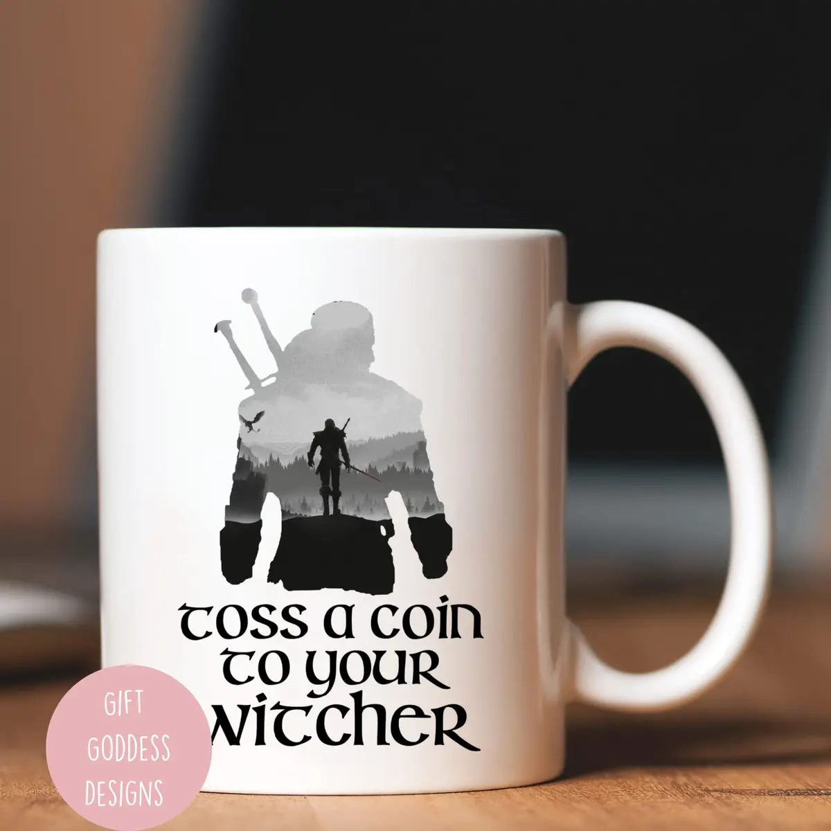 BALOR Toss A Coin To Your Witcher Ceramic Coffee Mug 325ml (11 oz) | Funny Gift for Family, Friend, Coworker - view 2