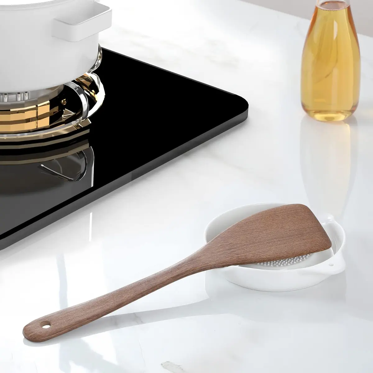 ONTUBE Ceramic Grater Plate for Ginger, Garlic, Onion (5.5" x 2 Pieces) | Dishwasher Safe & Multi-Function Kitchen Tool - view 2