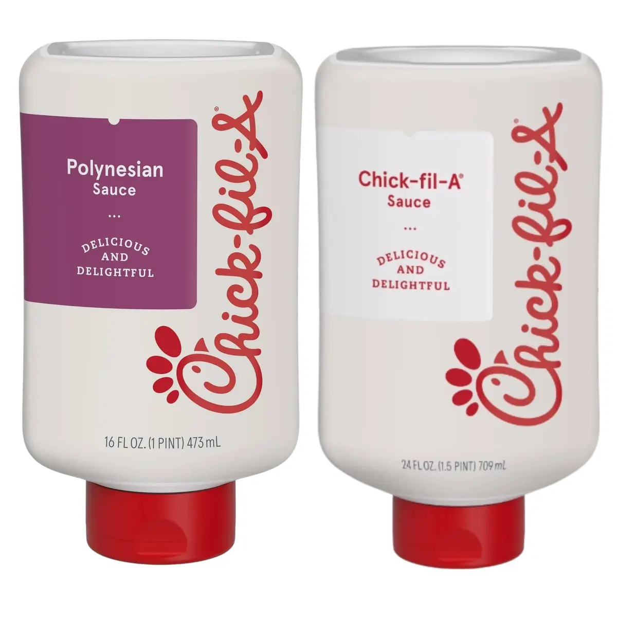 Chick-Fil-A Sauce Bundle 16oz | Includes Chick-fil-A & Polynesian Sauces - main product image