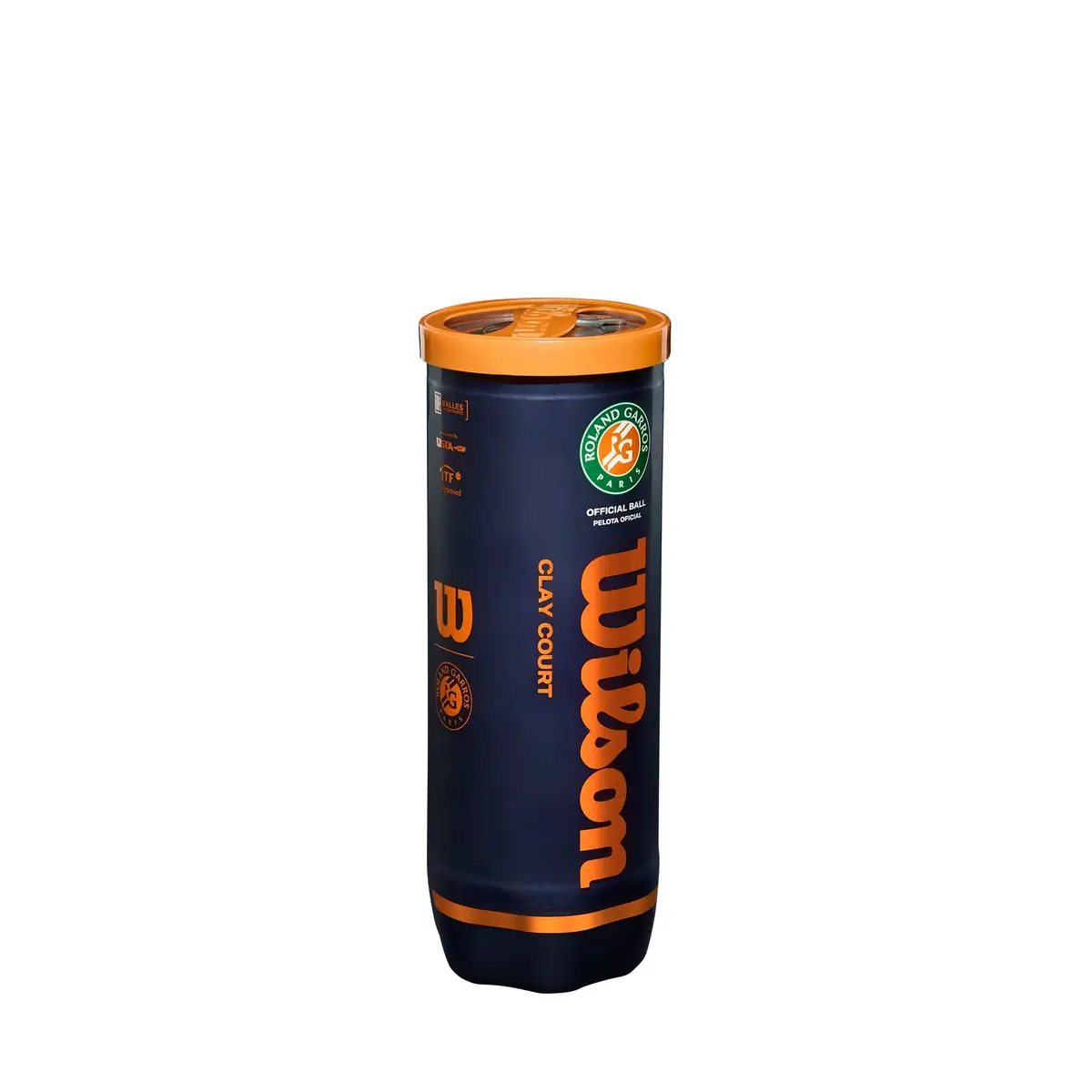 WILSON Roland Garros Clay Tennis Balls - 3 Ball Can | ITF Approved for Competitive Play - view 4