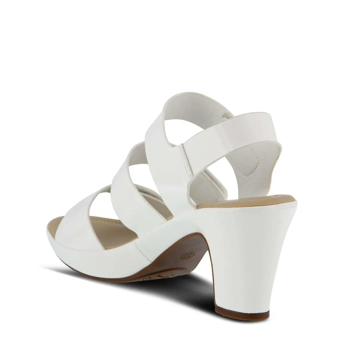 PATRIZIA Triodee Sandals for Women - Casual Platform Slip-On with Adjustable Straps, White Patent, US 9 - view 12