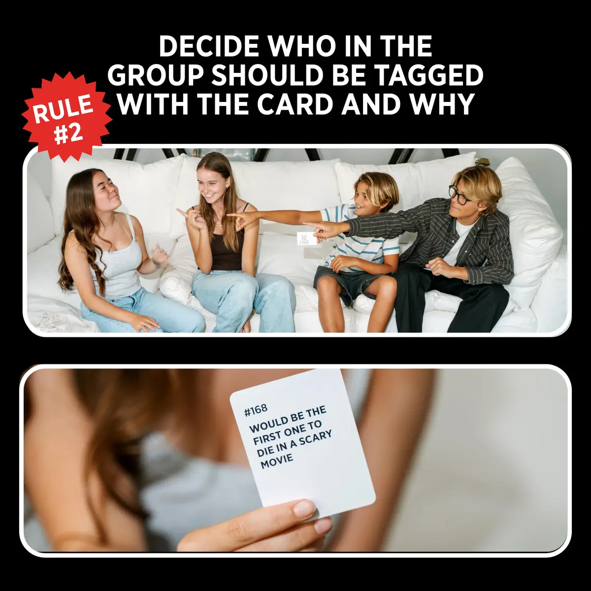 DSS Games Who's Most Likely To... Kinda Clean Edition | Family Card Game | Ages 14+ - view 6