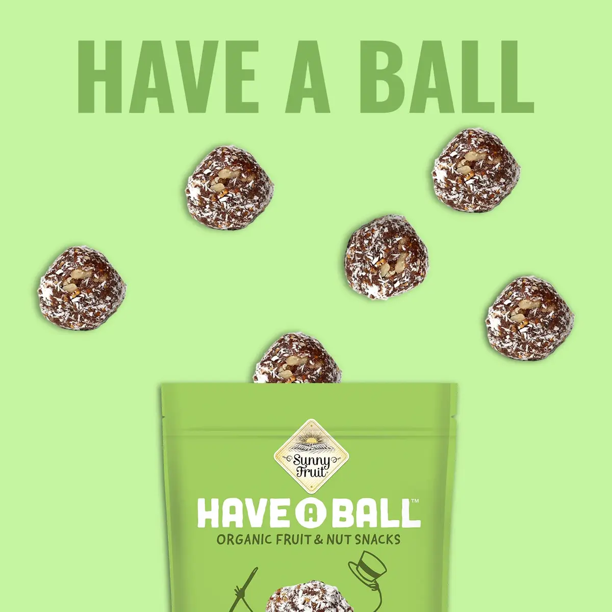 Sunny Fruit 100% RAW Fruit & Nut Snacks, Apricot, Cacao Nibs & Hazelnut, 6-Pack (9 Balls Per Bag) | No Sugar Added | Healthy, Convenient, On-the-Go Energy Balls | ORGANIC, VEGAN, GLUTEN-FREE, KOSHER - view 6