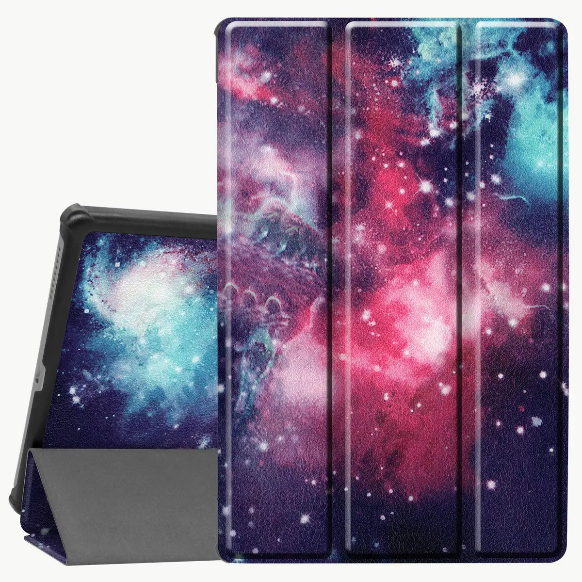 Ratesell Smart Trifold Stand Case for Lenovo Tab M10 FHD Plus (2nd Gen) 10.3" (24.79cm) with Auto Sleep/Wake | Outer Space - main product image