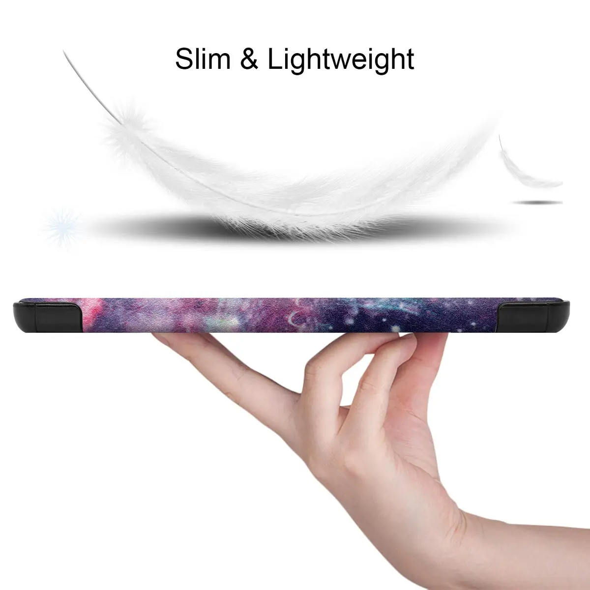 Ratesell Smart Trifold Stand Case for Lenovo Tab M10 FHD Plus (2nd Gen) 10.3" (24.79cm) with Auto Sleep/Wake | Outer Space - view 2