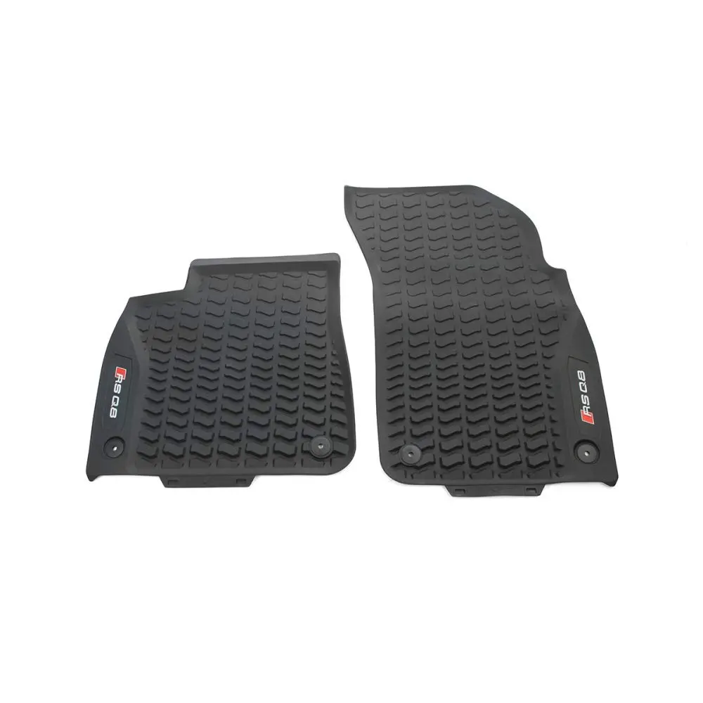 Audi 4M8061221B041 Rubber Floor Mats Front 2 x Rubber Mats All Weather Mats Black with RSQ8 Lettering | Vehicle-Specific Fit - view 3