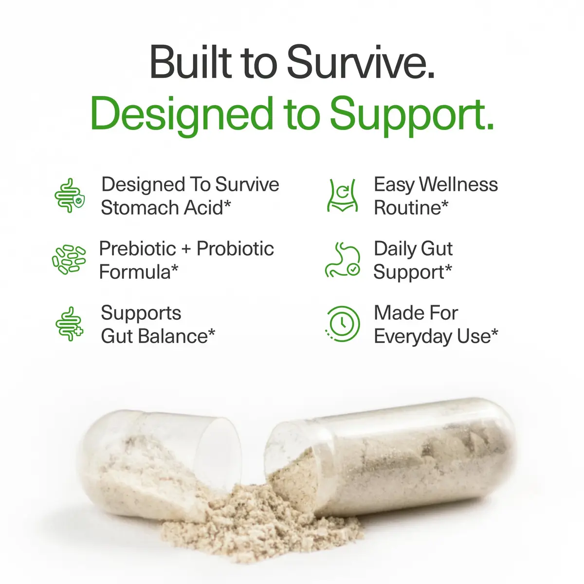 BIOptimizers Probiotic Breakthrough 30 Capsules | Gut & Digestive Support for Adults - view 2
