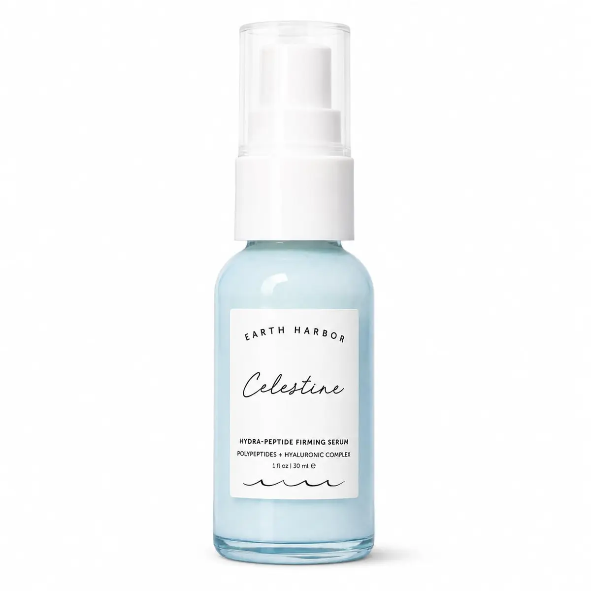 Earth Harbor Celestine Hydra-Peptide Firming Serum 1 Fl Oz | Hydrates & Revives Skin - main product image
