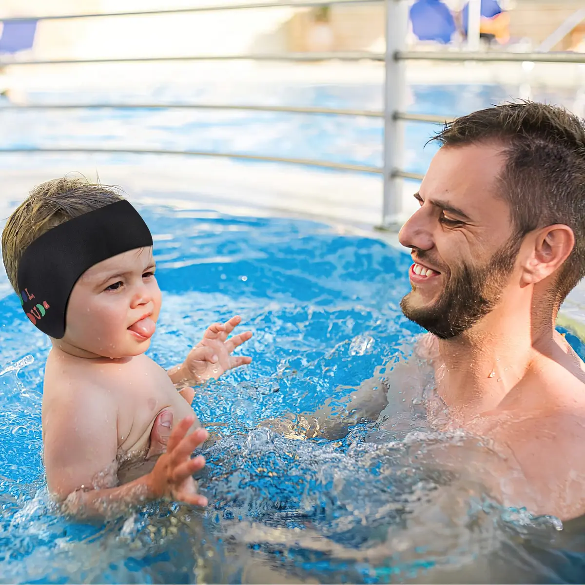 HeySplash Kids Swim Headband, Neoprene Ear Protection Band Keep Water Out for 4-9 Years - view 7