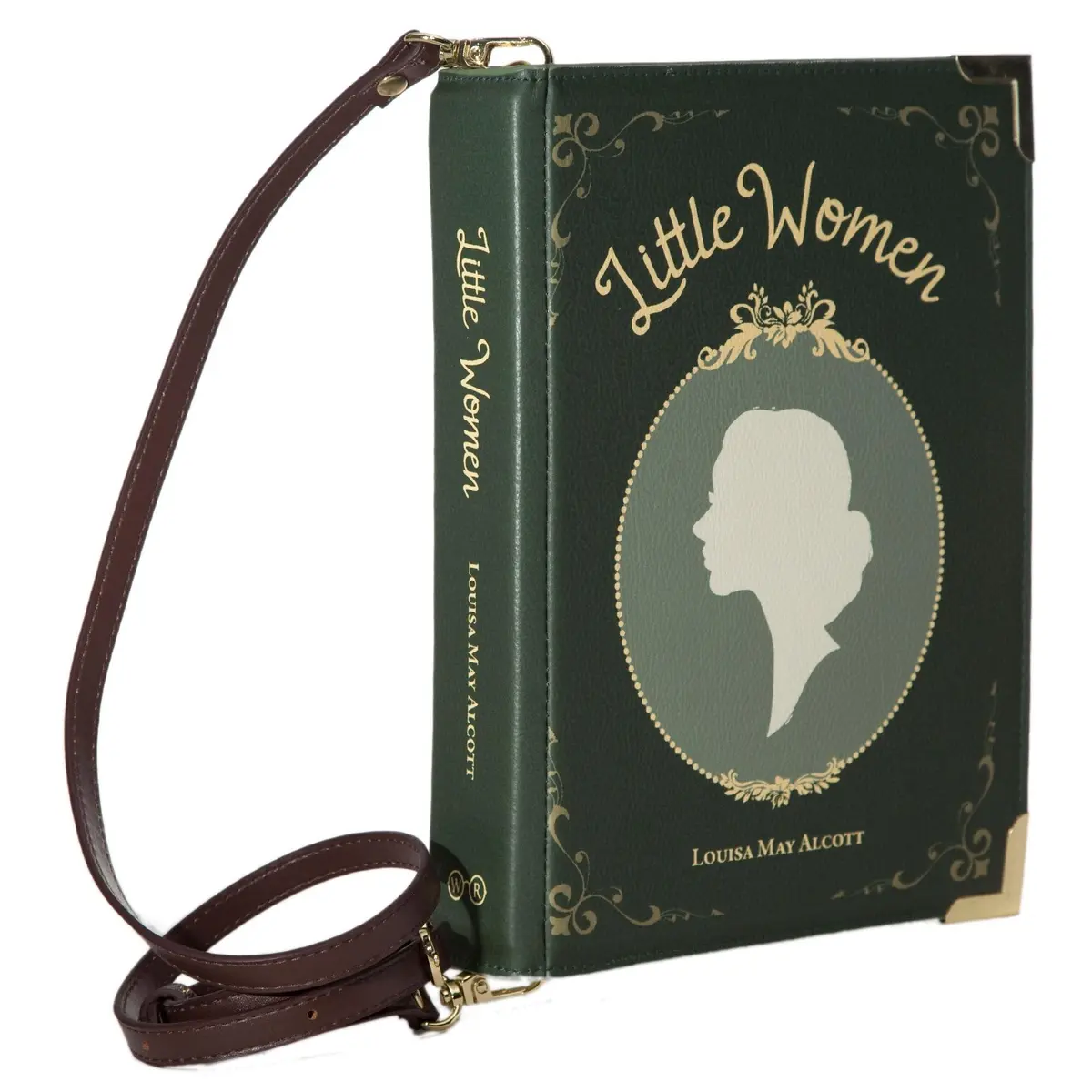 Well Read Crossbody Purse for Book Lovers - Vegan Leather, Large | Inspired by Little Women - main product image