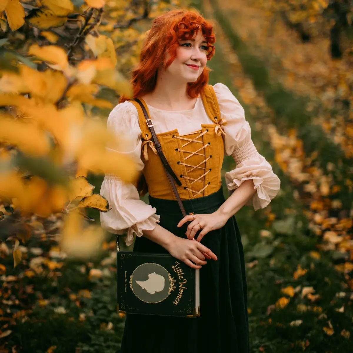 Well Read Crossbody Purse for Book Lovers - Vegan Leather, Large | Inspired by Little Women - view 3