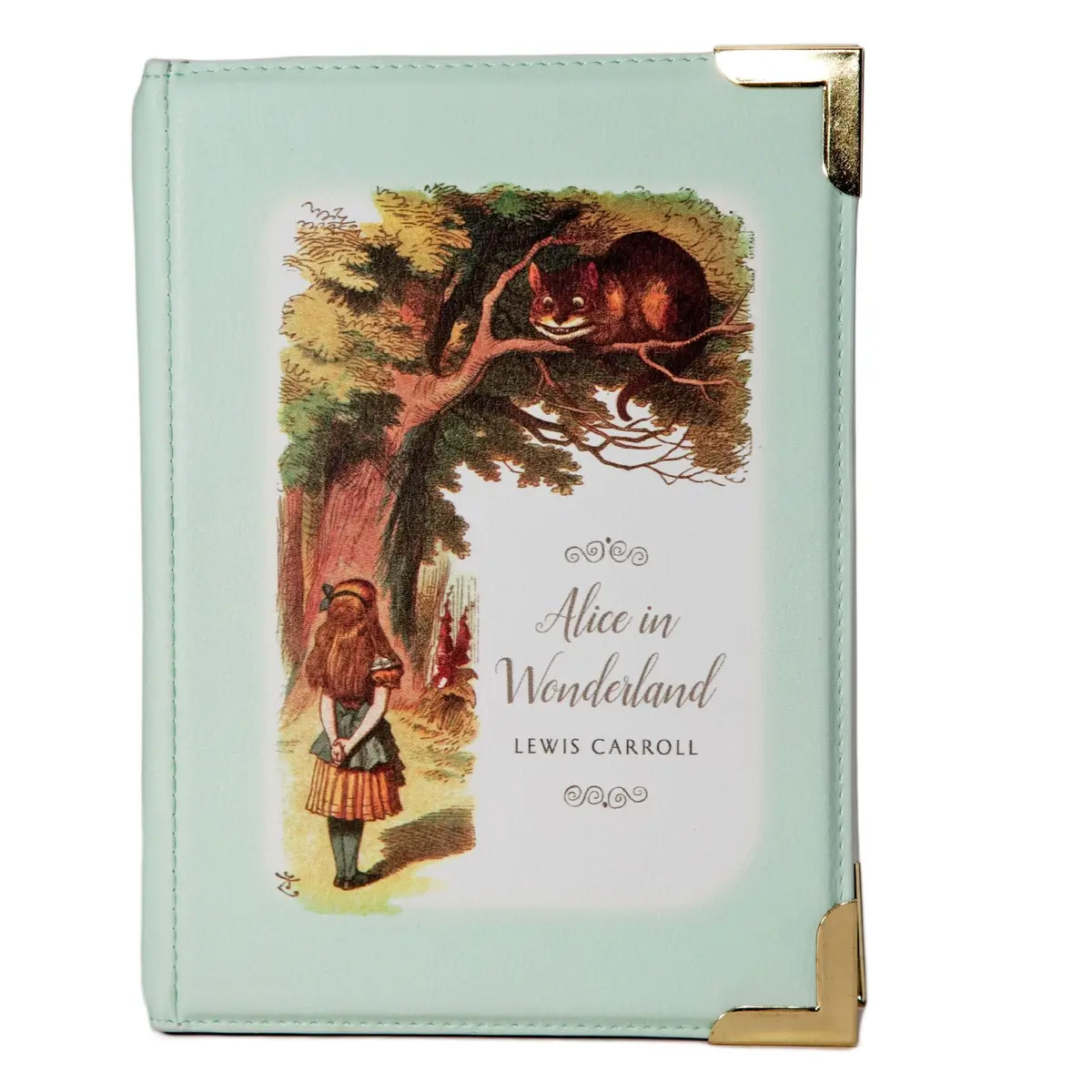 Well Read Alice in Wonderland Large Book Themed Purse for Literary Lovers – Handbag & Crossbody Bag, Faux Leather, 25x19x5cm - view 4