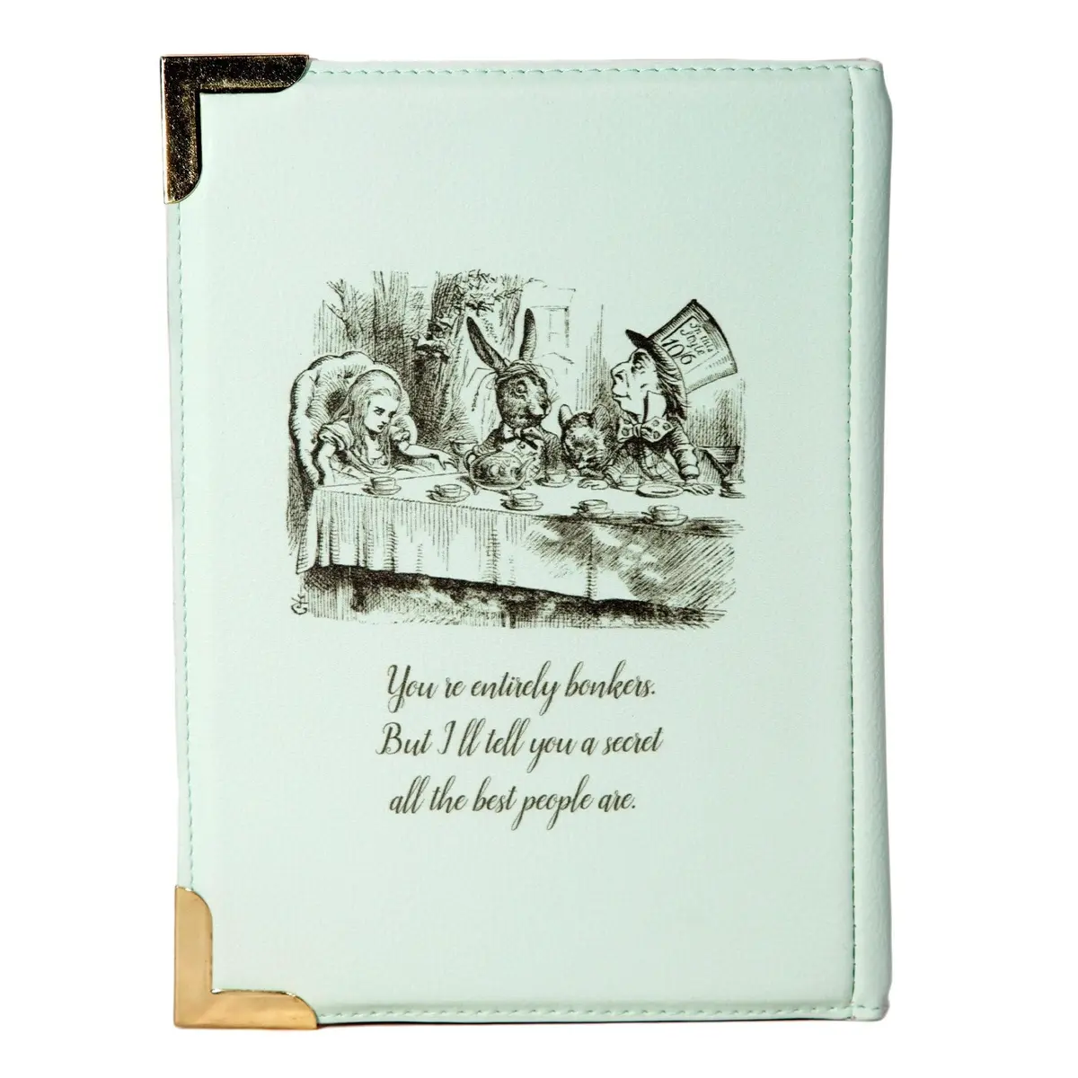 Well Read Alice in Wonderland Large Book Themed Purse for Literary Lovers – Handbag & Crossbody Bag, Faux Leather, 25x19x5cm - view 5