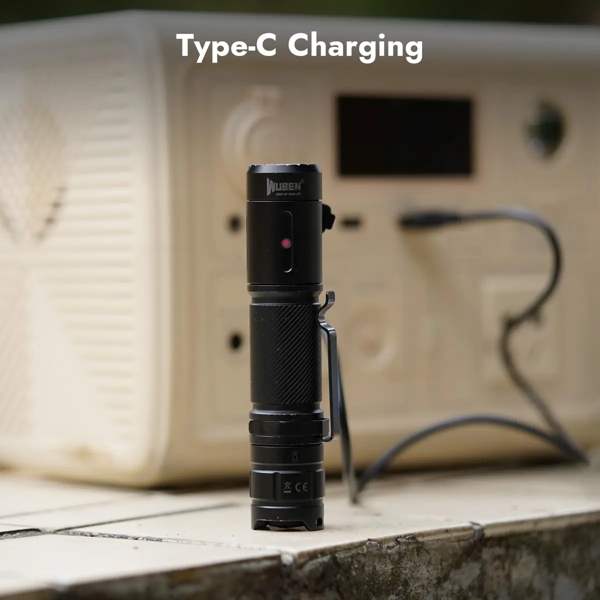WUBEN C3 Flashlight 1200 Lumens | Rechargeable, 6 Modes, IP68 Waterproof, Compact for Everyday Carry - view 6