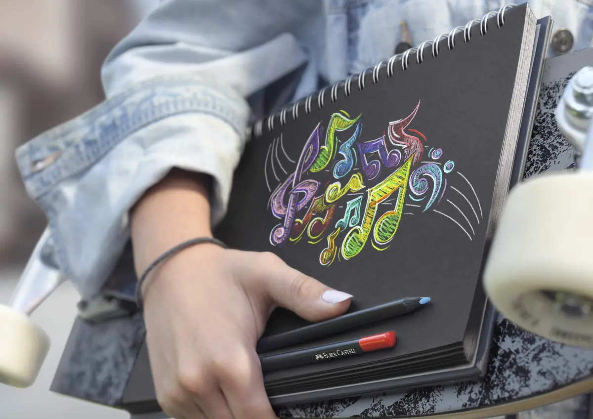 Faber-Castell Black Edition Colored Pencils 36 Count Classic Colors | Professional Quality with Soft Core Lead - view 6