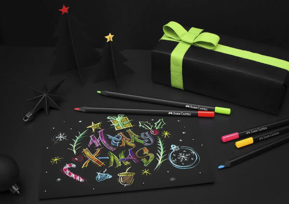 Faber-Castell Black Edition Colored Pencils 36 Count Classic Colors | Professional Quality with Soft Core Lead - view 7