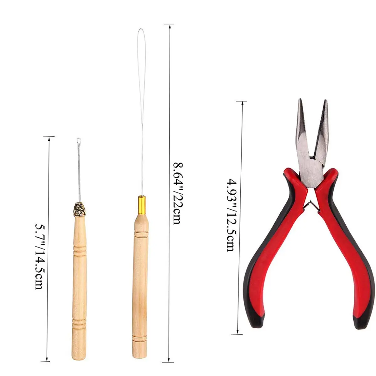 Orgrimmar Hair Extension Tool Kit Beige | Professional Hair Styling Set for Salon & Home Use - view 4