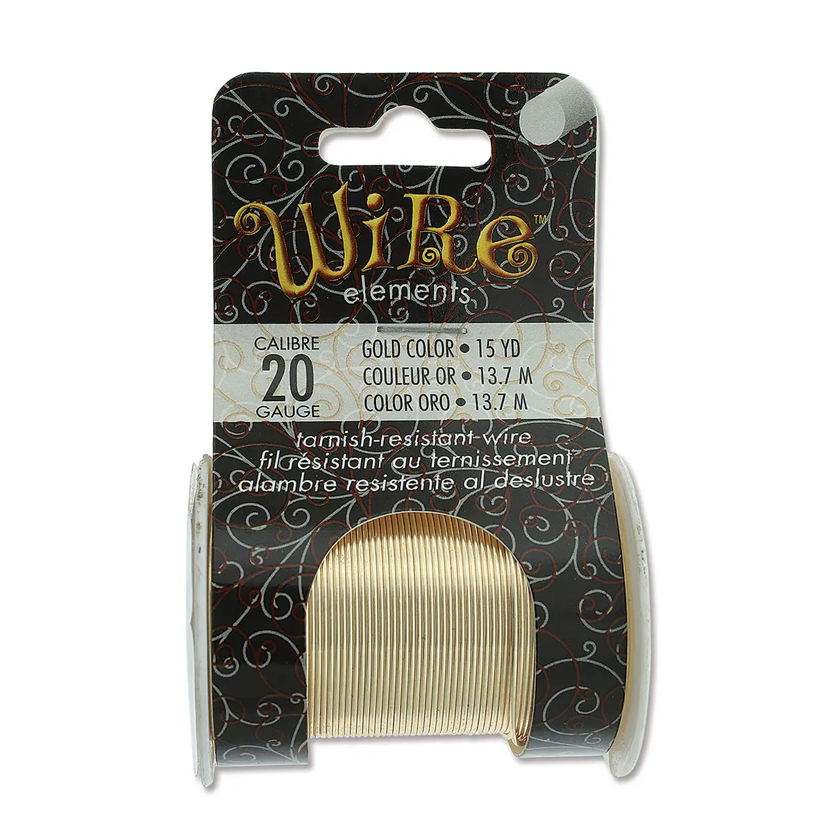 The Beadsmith Copper Jewelry Wire 20 Gauge (0.81 mm) Gold Color, 15 Yd (13.72 m) | Tarnish-Resistant Craft Wire for Jewelry Making - view 7