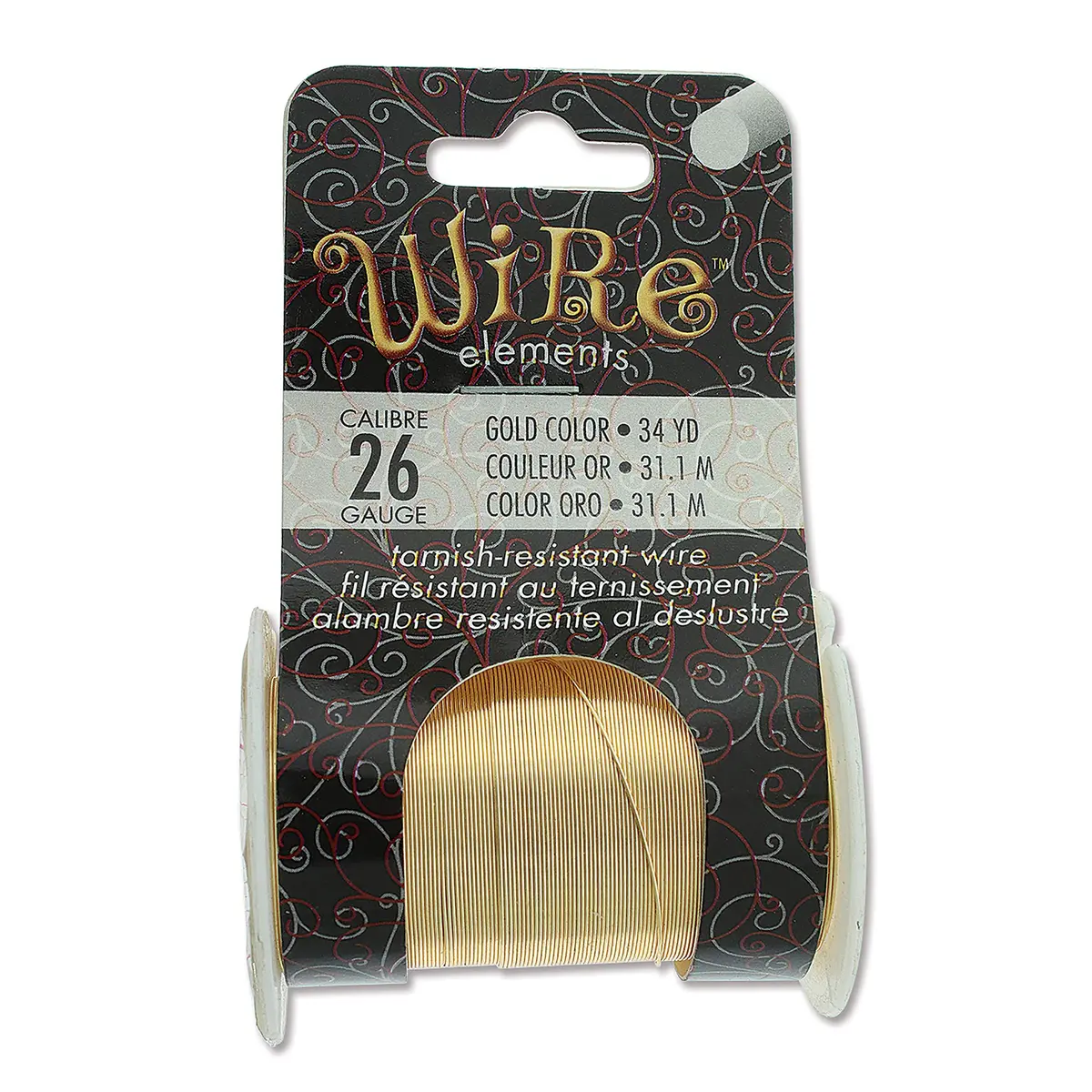The Beadsmith Copper Jewelry Wire 26 Gauge Gold Color 31.09 meters (34 Yards) | Tarnish-Resistant for Crafts - view 7
