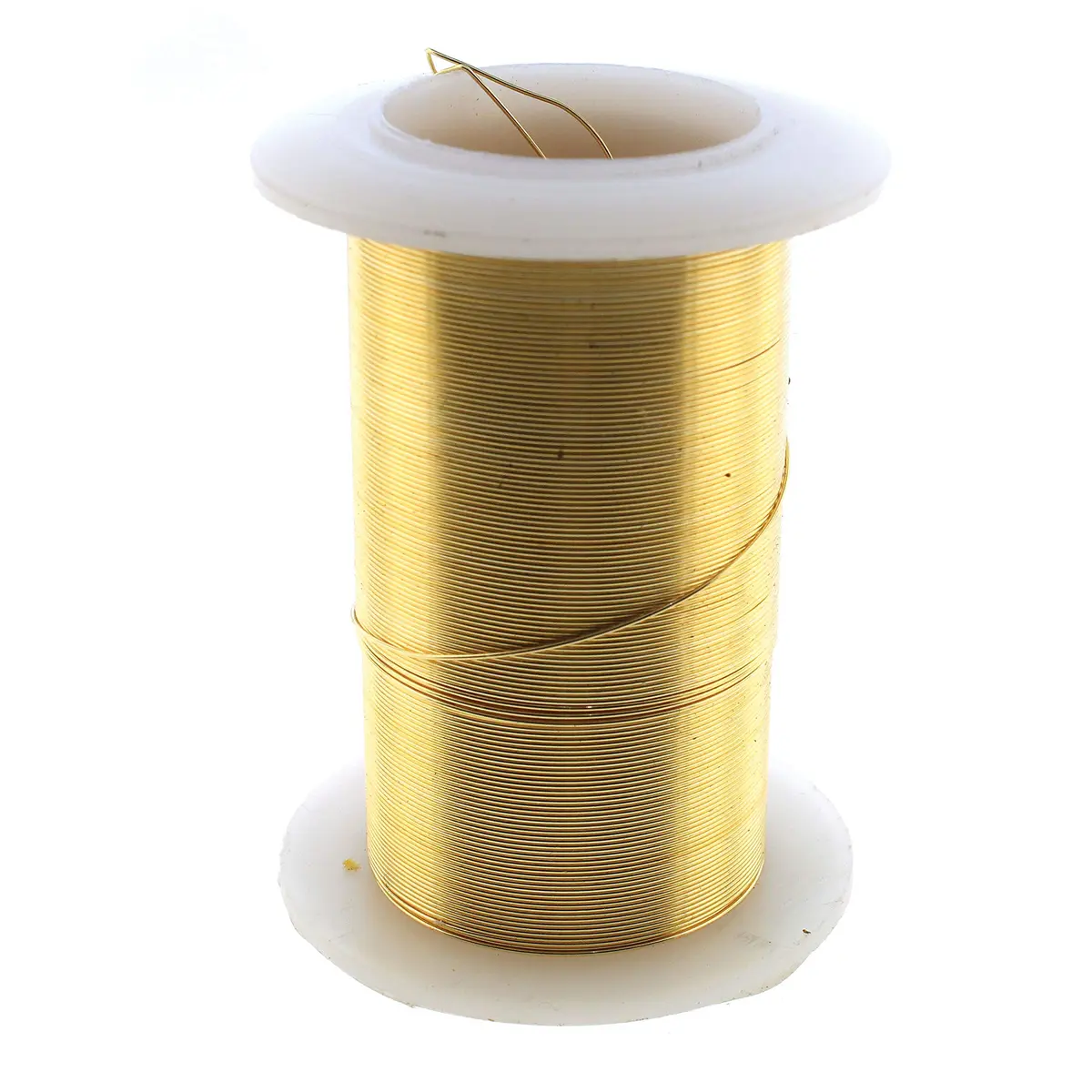 The Beadsmith Copper Jewelry Wire 26 Gauge Gold Color 31.09 meters (34 Yards) | Tarnish-Resistant for Crafts - view 2