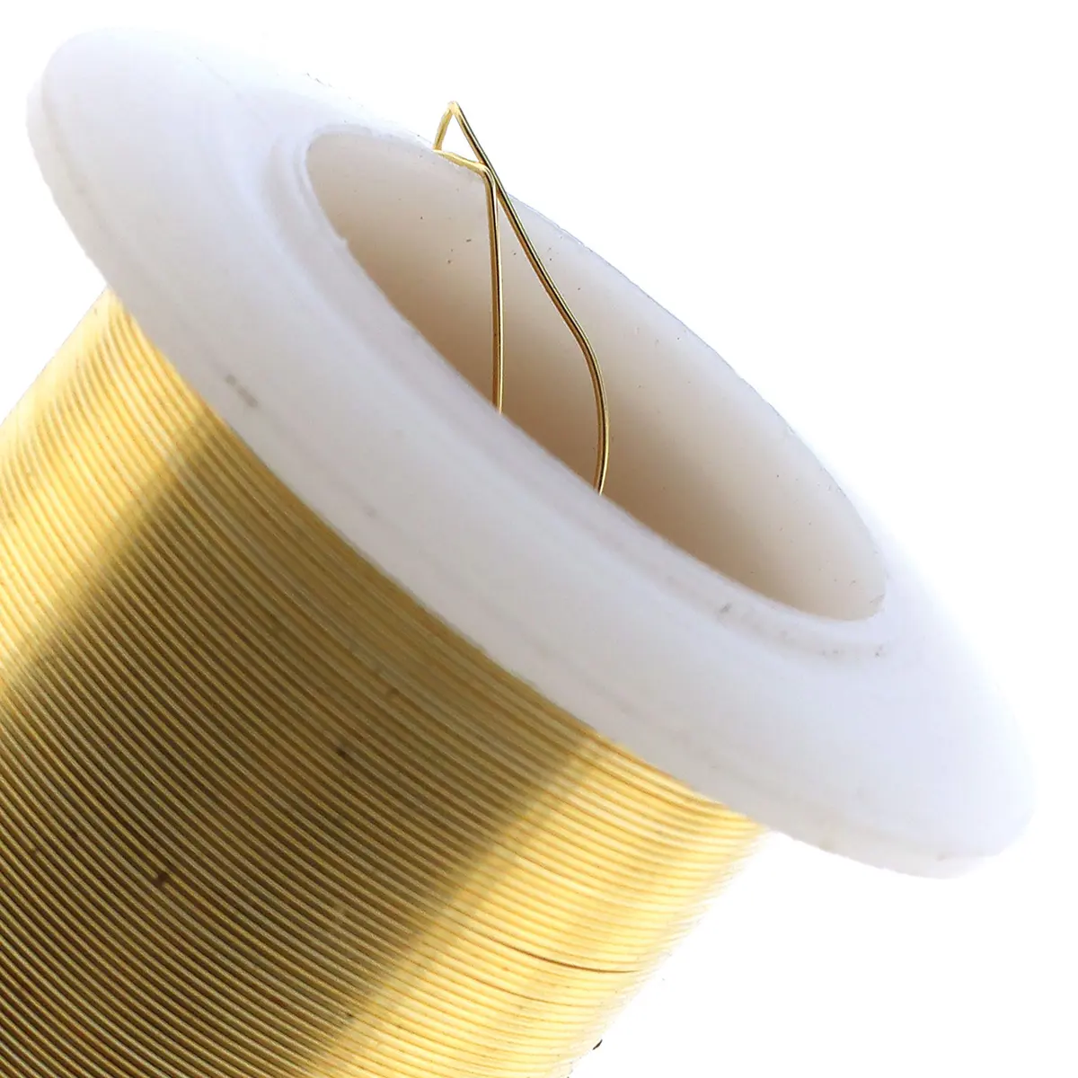 The Beadsmith Copper Jewelry Wire 26 Gauge Gold Color 31.09 meters (34 Yards) | Tarnish-Resistant for Crafts - view 3