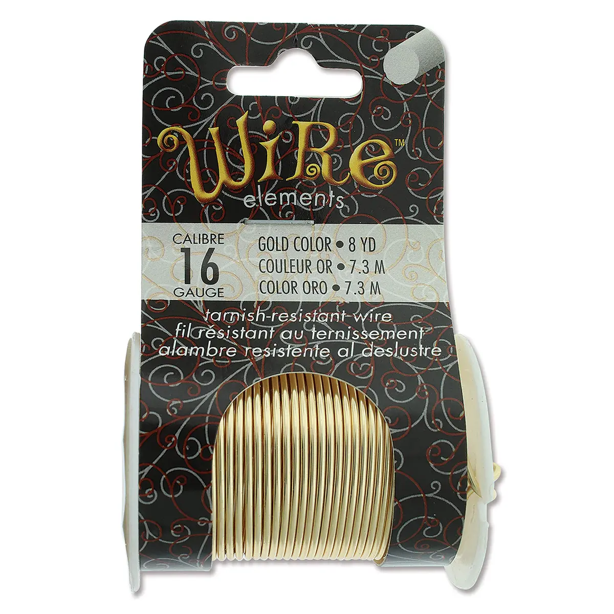 The Beadsmith 16 Gauge Copper Jewelry Wire Gold 8 Yd (7.32 m) | Tarnish-Resistant for Crafts - view 7