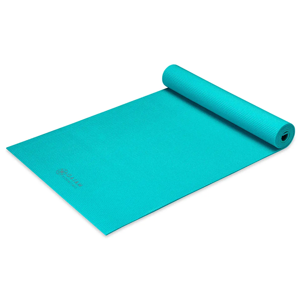 Gaiam Essentials Yoga Mat 6mm Non-Slip with Carrying Sling Teal | Extra Thick 6mm Non-Slip Textured Grip Surface Easy-Carry Sling Included Yoga Pilates & Floor Workouts 173cm x 61cm - view 8