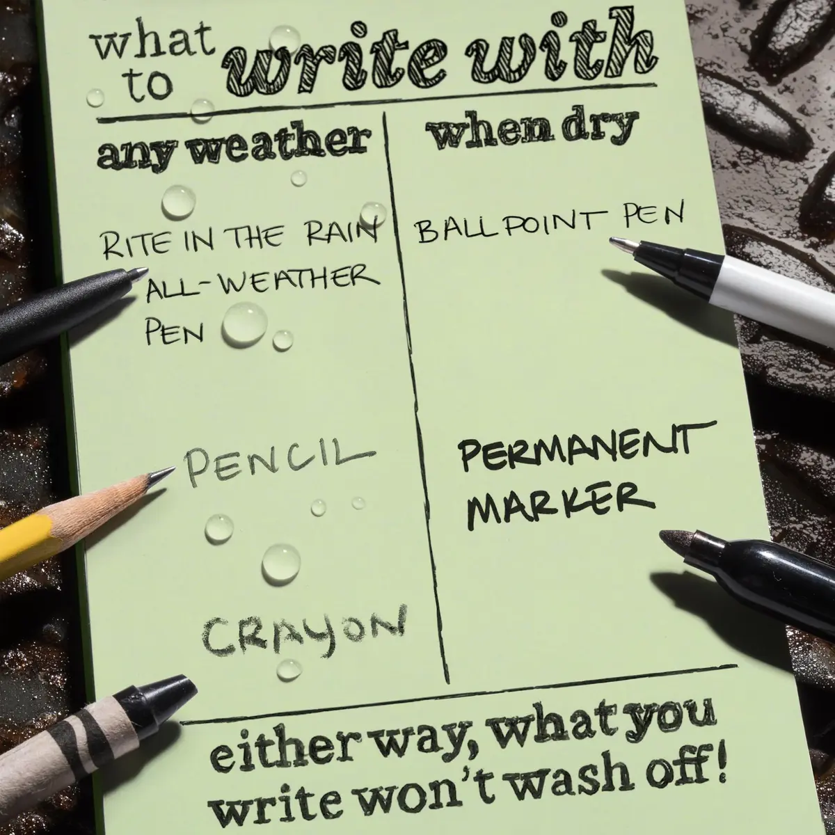 Rite in the Rain All-Weather Combat Card 6" x 5" | Weatherproof Tactical Casualty Care Card - view 3