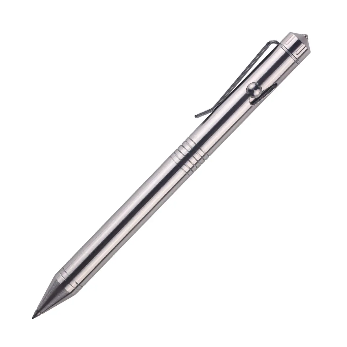 SMOOTHERPRO Stainless Steel Bolt Action Pen with Pilot G2 Refill | Heavy Duty EDC Writing Tool - main product image