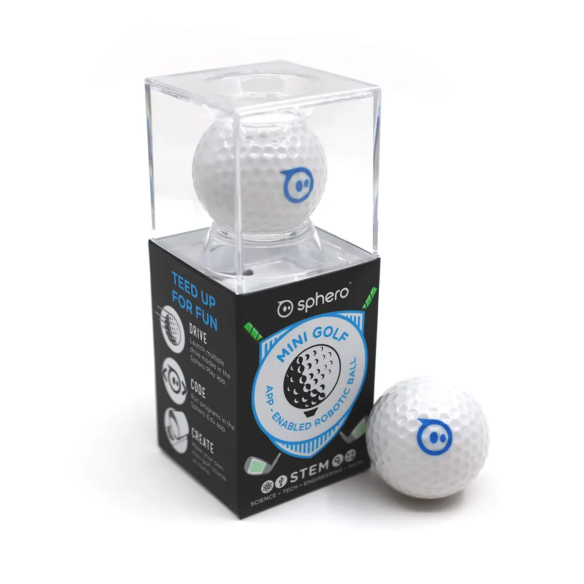 Sphero Mini Golf (White) - Coding Robot Ball - Educational Coding & Gaming for Kids & Teens - Bluetooth Connectivity - Interactive & Fun Learning for Ages 8+ - view 6
