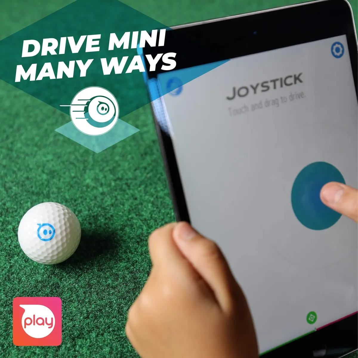 Sphero Mini Golf (White) - Coding Robot Ball - Educational Coding & Gaming for Kids & Teens - Bluetooth Connectivity - Interactive & Fun Learning for Ages 8+ - view 2