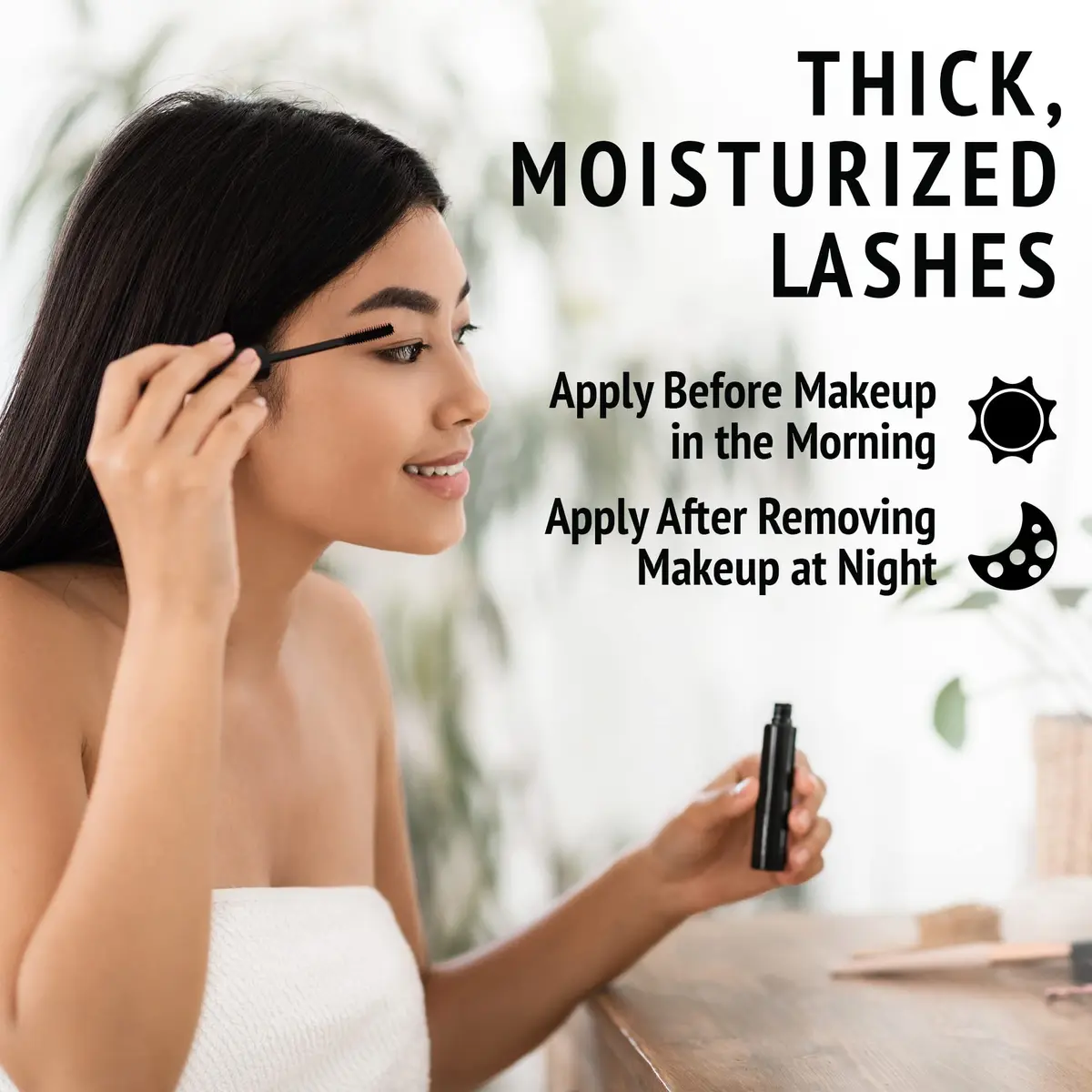 Simply Naked Beauty Lash Growth Serum & Brow Enhancer 5 ml | Natural Peptides for Fuller, Longer Lashes & Brows - view 2