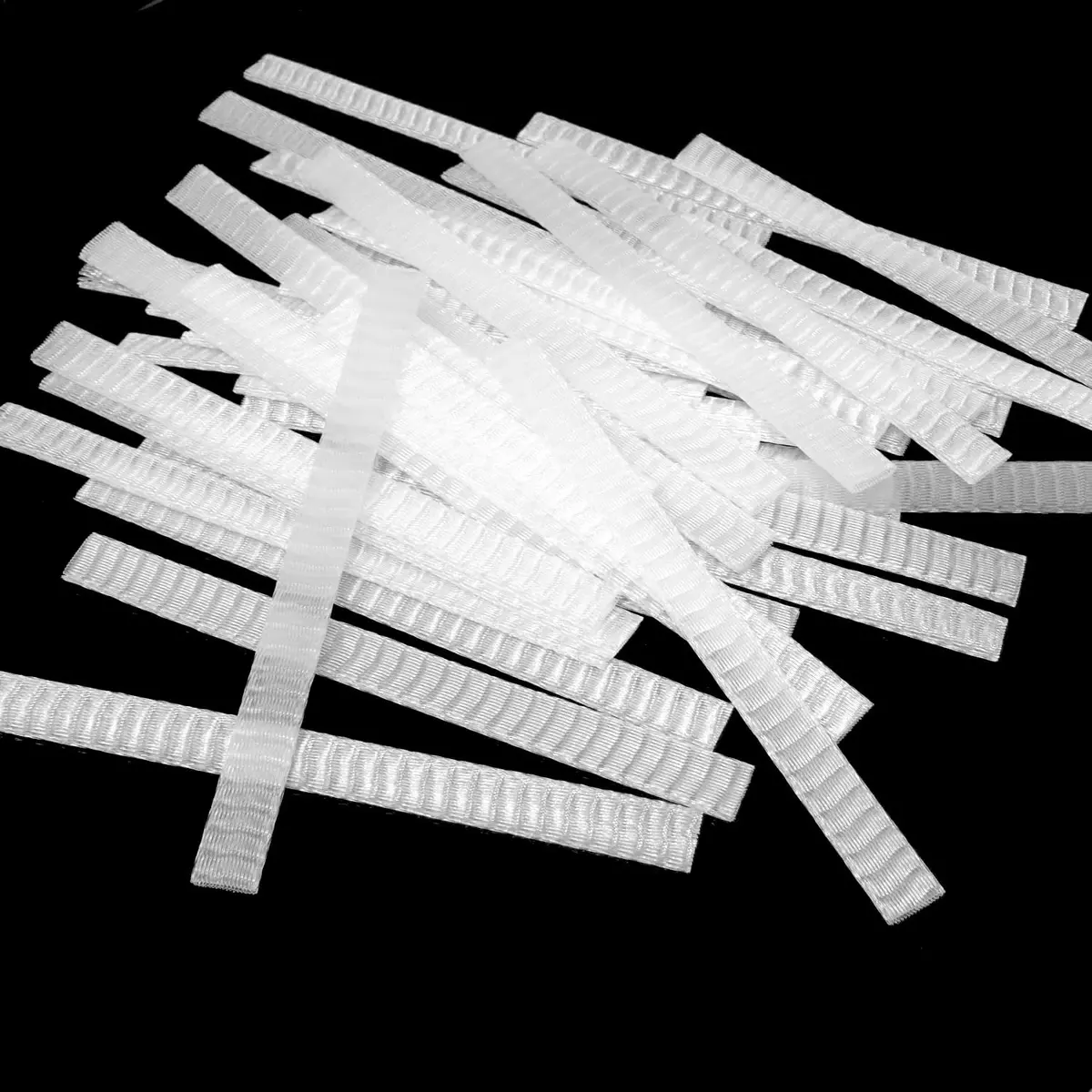 Honbay White 100PCS Makeup Brush Protector Mesh Covers | Expandable & Reusable - main product image