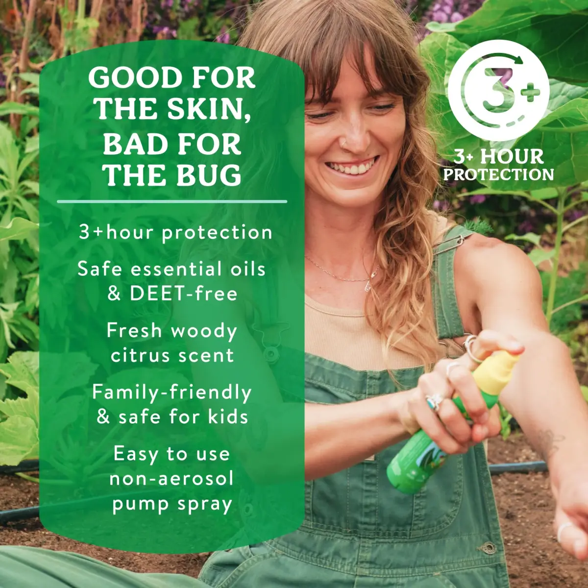 Badger Bug Spray, 3-Hour DEET-Free Mosquito Repellent, Family Friendly, Citronella & Organic Essential Oils, Natural & Vegan Insect Repellent Spray for Travel, 156 ml (5.4 fl oz) 2-Pack | EPA Exempt, 3-Hour Protection - view 2