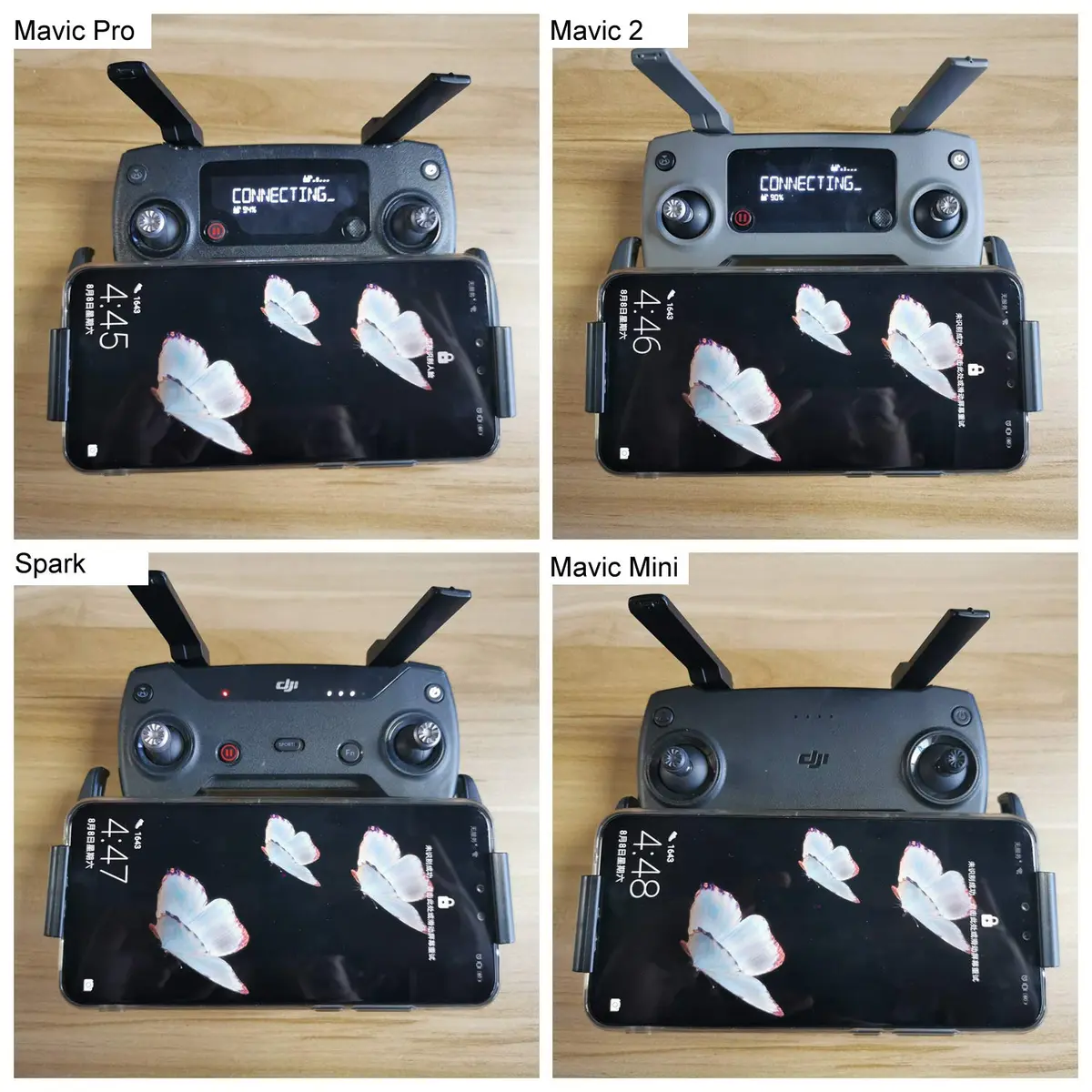 HeiyRC Phone Mount Clip for DJI Mavic Series Remote Control 8-12mm Thickness | Lightweight Accessory - view 2
