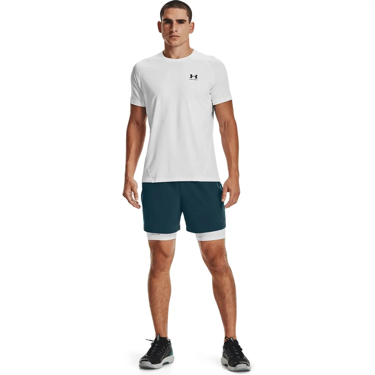 Under Armour Men's Armour HeatGear Compression Shorts 6" Inseam | Ultra-Tight Fit for Performance - view 8
