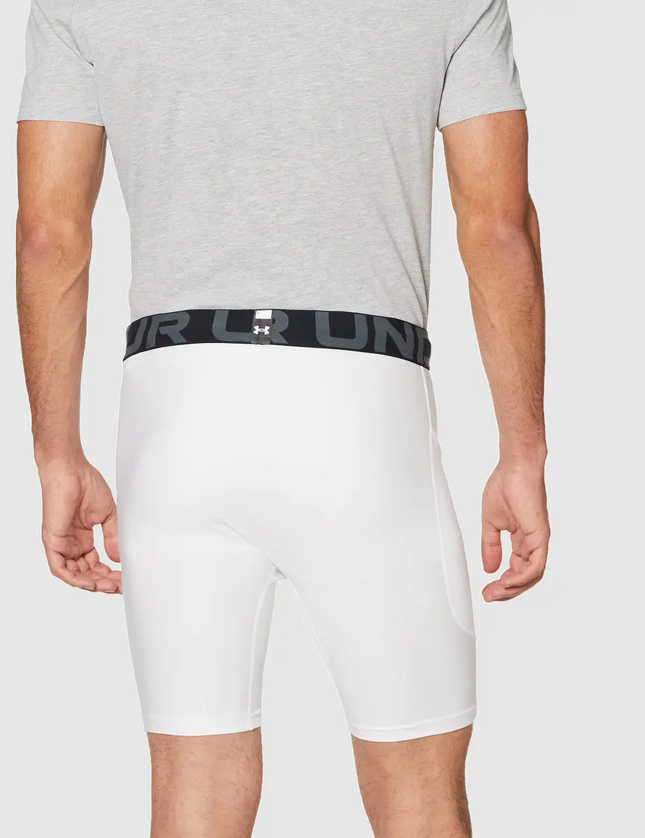 Under Armour Men's Armour HeatGear Compression Shorts 6" Inseam | Ultra-Tight Fit for Performance - view 3