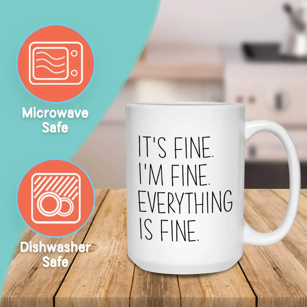 Bubble Hugs Mom Coffee Mug 15 Oz White | Funny Sarcasm Saying for Daily Use - view 2