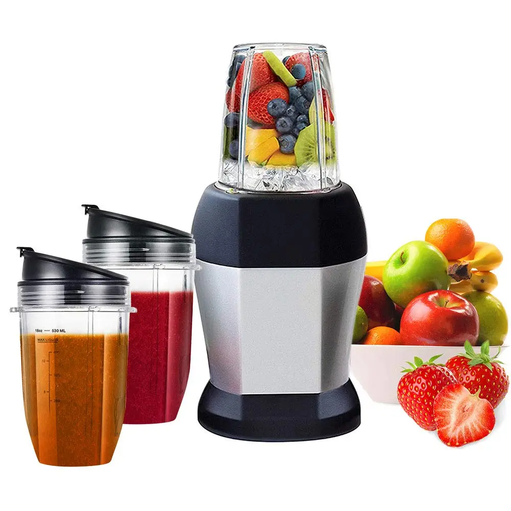 GahsElec 18oz Blender Cups with Sip & Seal Lids (2 Pack, 532ml) | Replacement Parts for Ninja Auto IQ Blenders - view 6