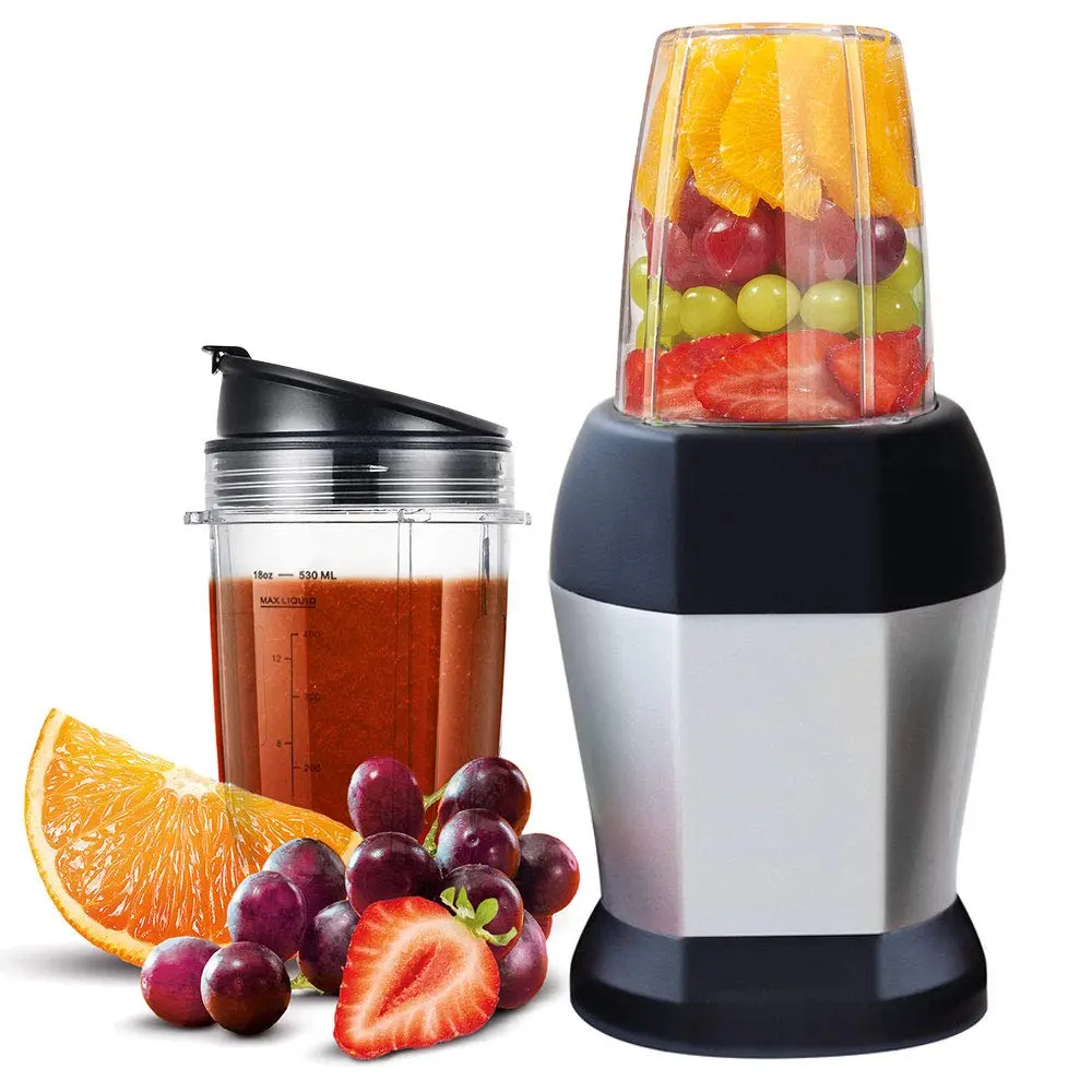 GahsElec 18oz Blender Cups with Sip & Seal Lids (2 Pack, 532ml) | Replacement Parts for Ninja Auto IQ Blenders - view 7