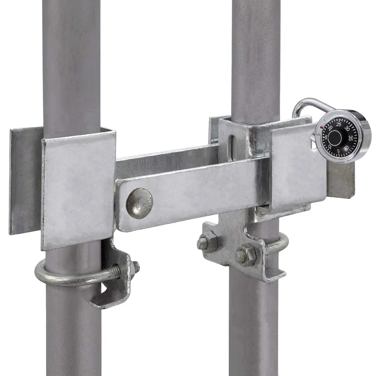 Plum Fittings Chain Link Fence Double Gate Latch 1 3/8" | Heavy-Duty Rust-Resistant Gate Lock - view 6