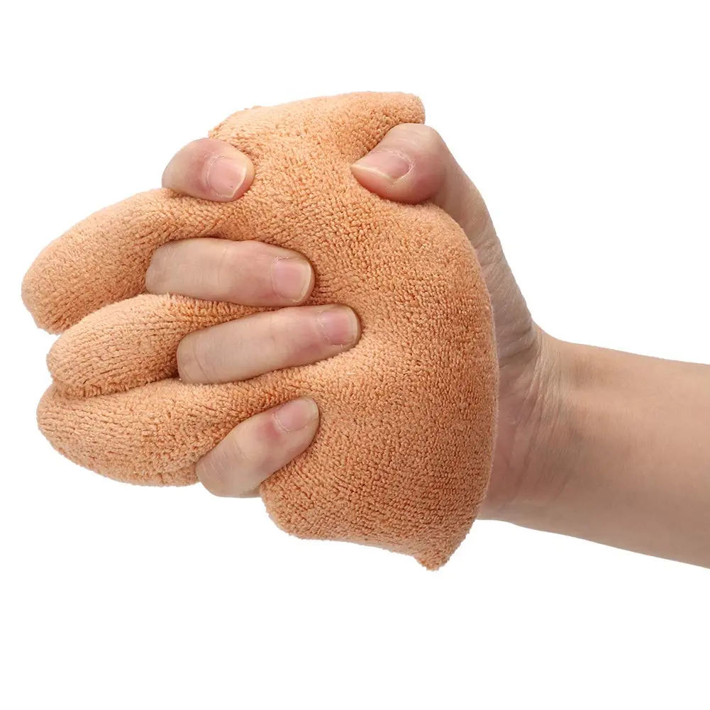 Dioche Finger Separator Cone with Elastic Band, Hand & Finger Aid for Contracture, 10cm (3.9in) Orange | Prevents Adhesion & Ulceration - main product image