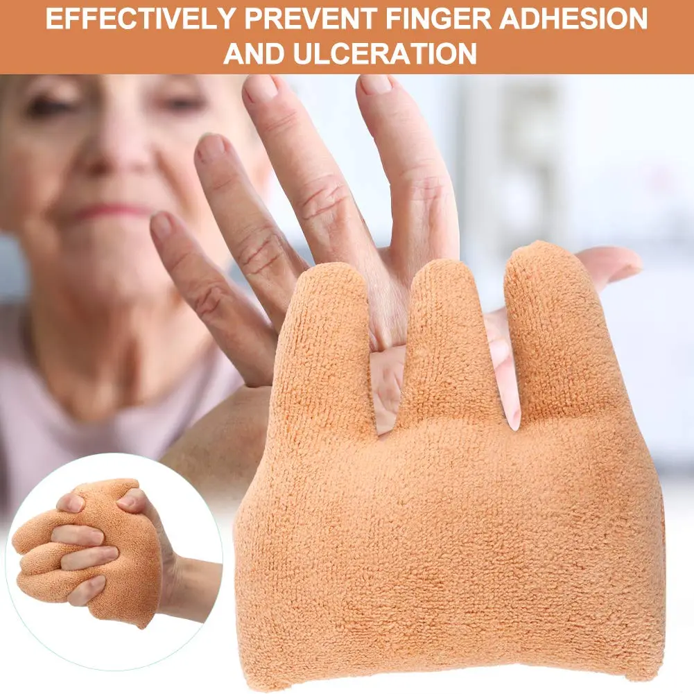 Dioche Finger Separator Cone with Elastic Band, Hand & Finger Aid for Contracture, 10cm (3.9in) Orange | Prevents Adhesion & Ulceration - view 5