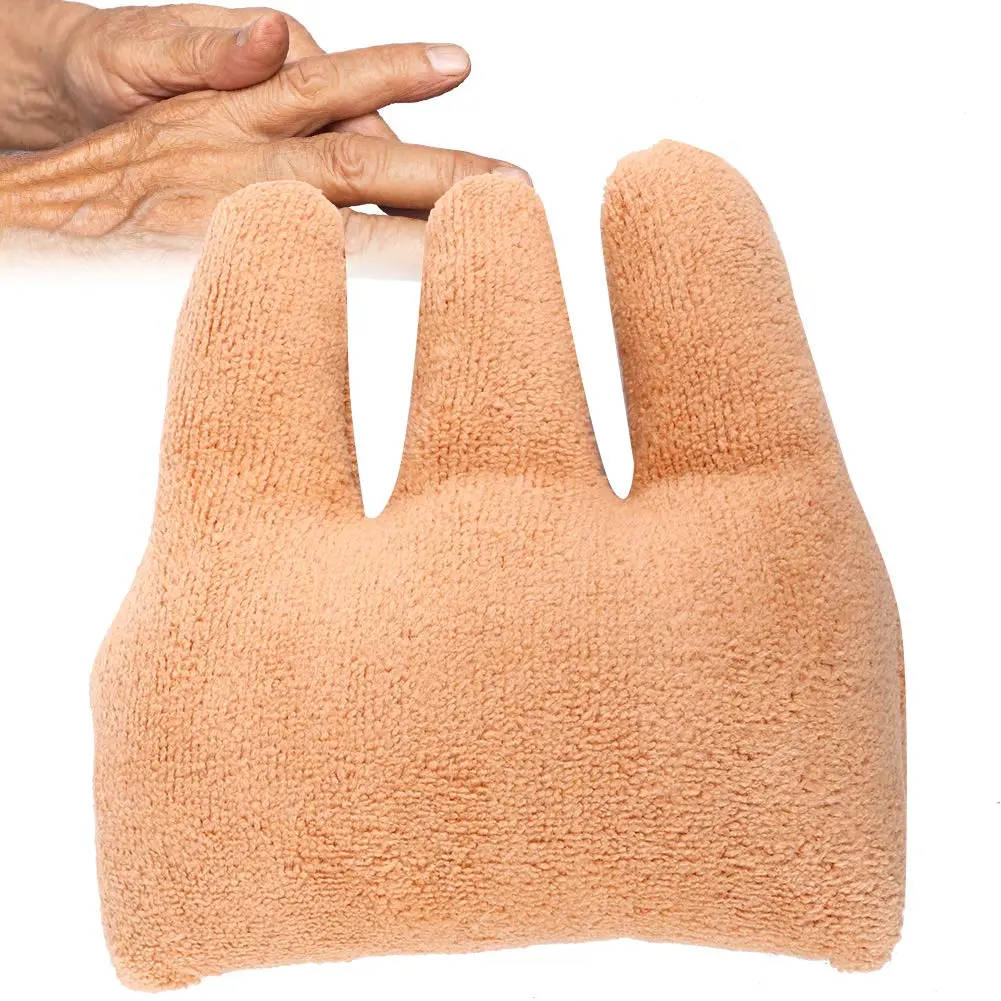 Dioche Finger Separator Cone with Elastic Band, Hand & Finger Aid for Contracture, 10cm (3.9in) Orange | Prevents Adhesion & Ulceration - view 4