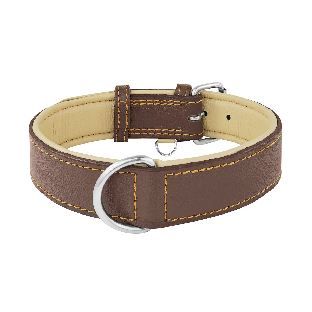 Riparo Heavy Duty Leather Dog Collar XXL 24-29" | Adjustable & Stylish - view 9