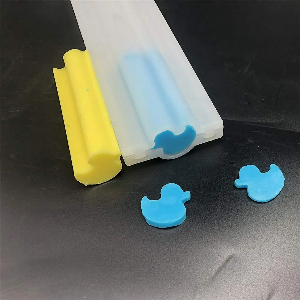 MoldFun Little Rubber Duck Shaped Long Tube Silicone Mold | Handmade Candle Mold Embed Soap Making Supplies - view 5