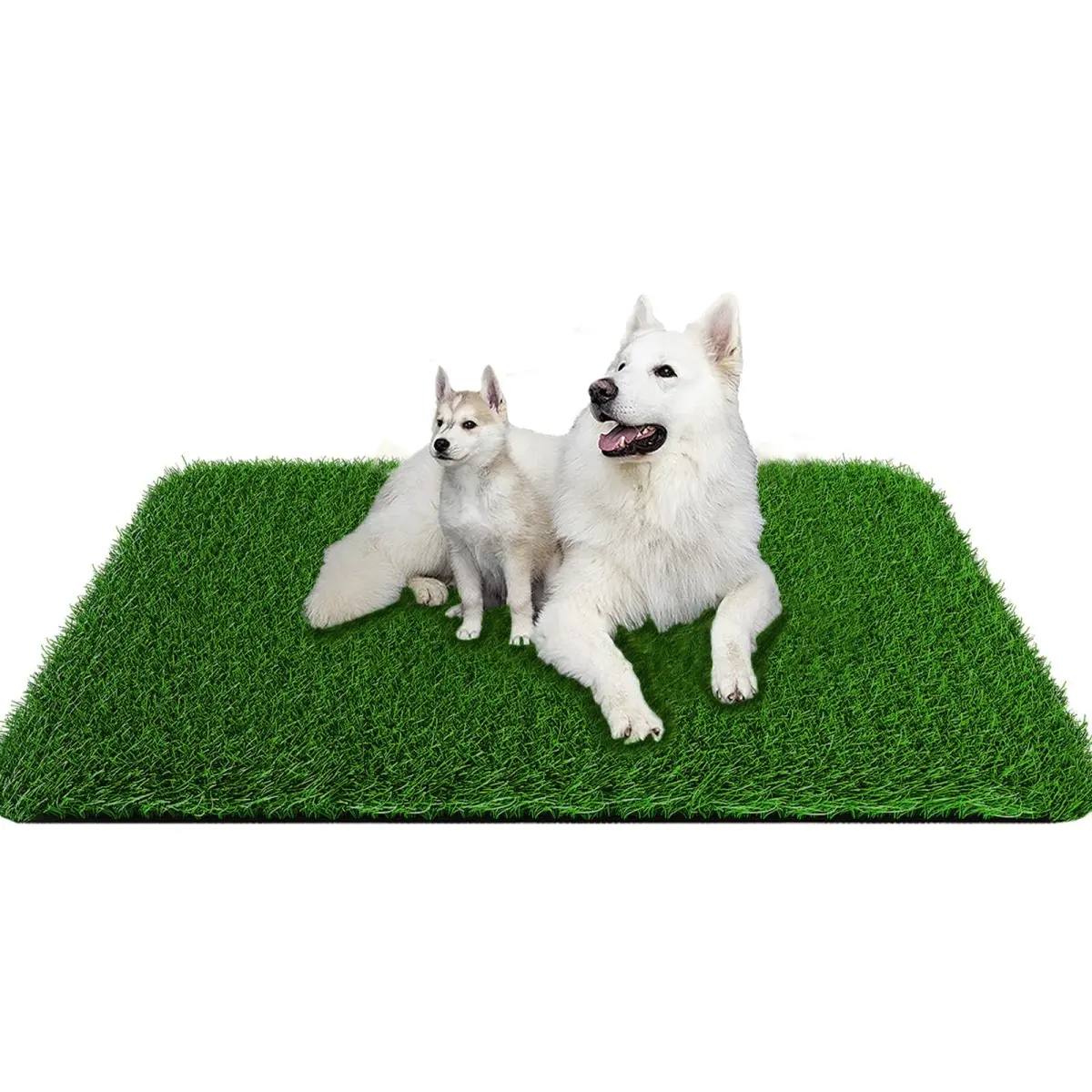 PICK FOR LIFE Reusable Dog Potty Training Grass Pad 80cm x 100cm (31.5in x 39.3in) | Fast-Drain, Easy-Clean Artificial Turf - main product image